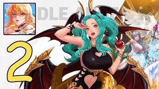 Idle Angels‏  Gameplay Part 2 AndroidIOS [upl. by Arikihs]