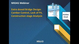 Extradosed Bridge Design Camber Control Cable Tuning Construction stage Analysis [upl. by Alene]