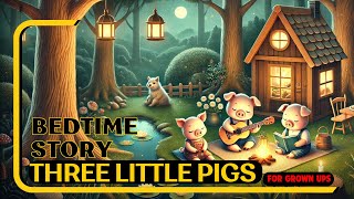 THREE LITTLE PIGS 🐖🐖🐖  Sleep story  Fairy tale  Male voice  Adults [upl. by Gona]