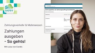 Zahlungen in DATEV Unternehmen online  DATEV Zahlungsverkehr amp Mahnwesen  Tutorial [upl. by Haissi378]