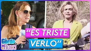 Lili Estefan reacciona a las imágenes del hijo de Camilo Sesto  El Gordo y La Flaca [upl. by Yatnod145]