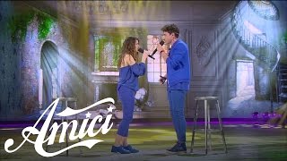 Amici 16  Duetto di Federica e Riccardo  Lultimo bacio [upl. by Ithnan195]