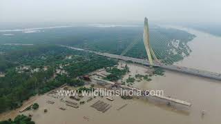 Delhi Floods over in monsoon 2023 Red Fort road gets reclaimed by Yamuna River after centuries [upl. by Disraeli836]