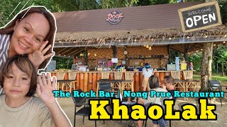 Drinks at The Rock Bar  Diner at Nong Preaw Restaurant PERFECT  Khao Lak Thailand 🇹🇭 Update [upl. by Dnanidref]