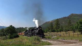 The Durango amp Silverton Narrow Gauge RR Silverton Train [upl. by Witherspoon178]