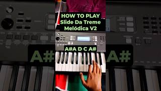 Slide Da Treme Melódica V2 Piano Tutorial pianolessons [upl. by Eniamirt]