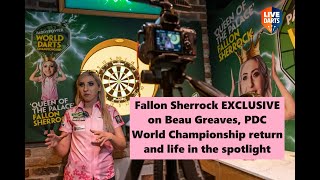 Fallon Sherrock on Beau Greaves decision NOT to go to Ally Pally  World Series ninedarter amp more [upl. by Ayotnahs]