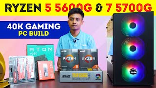 Ryzen 5 5600G amp Ryzen 7 5700G Gaming PC Build Guide  Asus TUF GAMING B550MPLUS  40K amp 45K Build [upl. by Ursulina135]