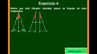 Matemática  Aula 35  Triângulos  Critérios de Congruência  Parte 2  Final [upl. by Armington277]