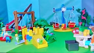 Sortie au grand parc  vidéo playmobil en français [upl. by Ora]