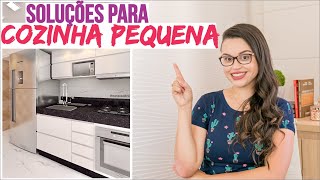 8 SOLUÇÕES para COZINHA PEQUENA  Mariana Cabral [upl. by Mellen537]