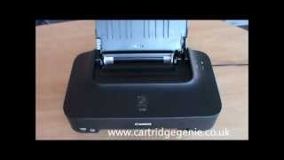 Canon Pixma iP2702 How to set up and install ink cartridges [upl. by Eatnuahs]