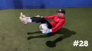 100  Goalkeeping solo drills and home workouts Part 1 [upl. by Turnheim]