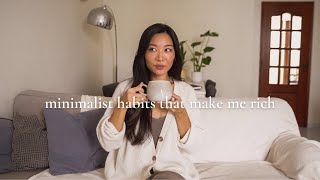 minimalist habits that make me wealthy [upl. by Ahsirtal305]