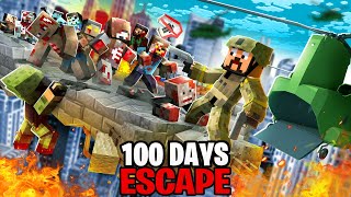 Trapped For 100 Days in a Minecraft Zombie City [upl. by Khalin]