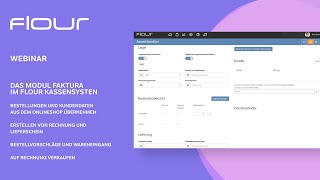 Faktura im Einzelhandel  Die FakturaFunktionen im flour POS Kassensystem [upl. by Elodea]