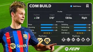 Best Meta CDM Build On EA FC 24 Pro Clubs [upl. by Dammahom]