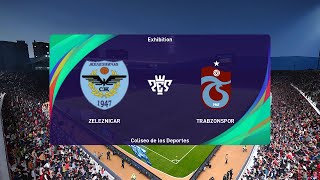 FK Železničar Pančevo vs Trabzonspor 13072024 Club Friendlies PES 2021 [upl. by Ury32]