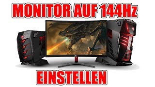 144 Hz MONITOR ZEIGT NUR 60Hz FIXEN  Tutorial DeutschGerman [upl. by Sukramal878]