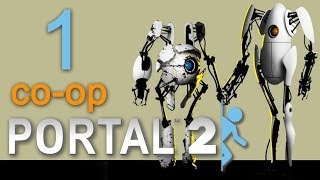 Portal 2 coop  Прохождение игры на русском  Кооператив 1  PC [upl. by Wendi]