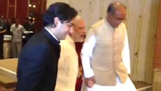 PM Narendra Modi at the wedding reception of Digvijay Singhs son JV [upl. by Clementius76]