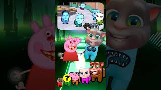 Talking Tom Vs Talking Angela Vs Talking Hank Vs Vald And Niki Vs Among Us Coffin Dance tileshop [upl. by Lyrac]