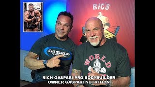 Rich Gaspari Pro Bodybuilder Owner Gaspari Nutrition [upl. by Oidualc]