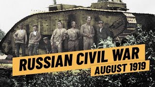 The Drive On Moscow  Russian Civil War Summer 1919 I THE GREAT WAR 1919 [upl. by Aisinoid]