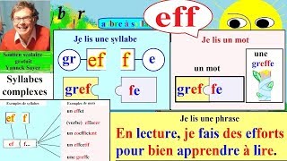 Apprentissage de la lecture Maternelle CP en Français  eff 73 [upl. by Salman]