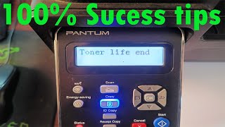 toner life end on Pantum  M6502nw monochrome laser multi function printer Problem is Solved [upl. by Jain141]