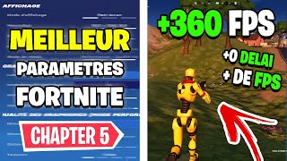 Les MEILLEURS Paramètres Fortnite Chapitre 5  🔧 FPS Boost  0 Input Delay [upl. by Amieva]