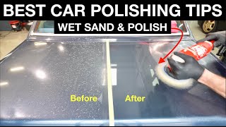 Best Car Polishing Tips How To Wet Sand and Polish BMW 535i [upl. by Murrell]