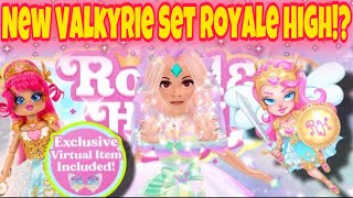 NEW VALKYRIE SET ROYALE HIGH RELEASED WAVE 3 SUMMER UPDATE 2024 ROYALE HIGH TEAroblox royalehigh [upl. by Haerdna791]