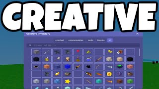 Bedwars Just Added CREATIVE MODE [upl. by Retsam]