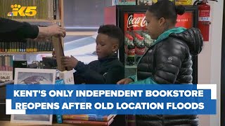 Kents only independent bookstore reopens after extensive flooding in old location [upl. by Barfuss445]