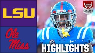 LSU Tigers vs Ole Miss Rebels  Full Game Highlights [upl. by Hanover]