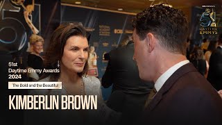 2024 Daytime Emmys Red Carpet Kimberlin Brown [upl. by Alekim544]