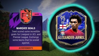 SBC SOLUTION MARQUEE GOALS  ALEXANDERARNOLD 95 TOTY  MADFUT 22 [upl. by Brasca]