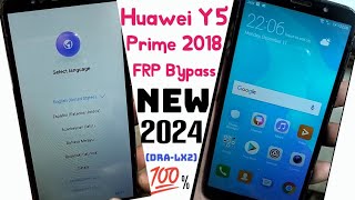 Huawei Y5 Prime 2018 DRALX2 FRP Bypass Final Update 2024  Huawei DRALX2 Google Account Bypass [upl. by Zarah289]