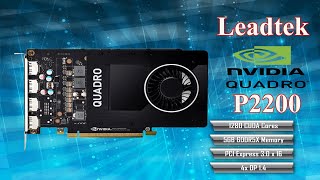 Leadtek Quadro P2200 lựa chọn card đồ họa làm việc chuyên nghiệp đến từ kiến trúc Nvidia Pascal [upl. by Nonaihr114]