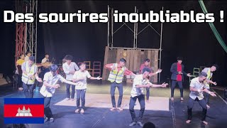 20 Une ECOLE de CIRQUE CARICATIVE pour les JEUNES CAMBODGIENS [upl. by Stanly]