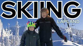 SKIING IN LAPLAND  Ruka Ski Resort Finland  Great Family Skiing for Beginners ➡ Pro [upl. by Tinor]