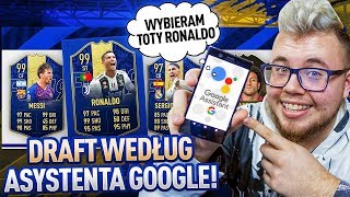 ASYSTENT GOOGLE WYBIERA MI DRAFT  FIFA 19 [upl. by Salokcin472]