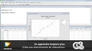 Tutoriel Minitab  Faire un test de normalité dAndersonDarling  video2braincom [upl. by Aiepoissac235]