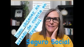 Su estimado de beneficios del Seguro Social en Español [upl. by Norraf]