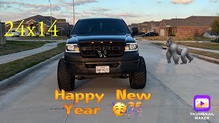 New Set Up New Year 24x14 on a 6 12 inch lift [upl. by Itsur]