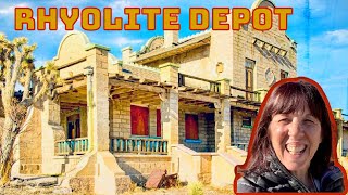 I go BEHIND the GATE of the RHYOLITE Train Depot so you dont have to  DEATH VALLEY TRAIN [upl. by Bernhard]