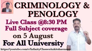 Criminology And Penology Live [upl. by O'Conner]