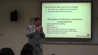 How to Present a Paper at an Academic Conference 18 [upl. by Ocana220]