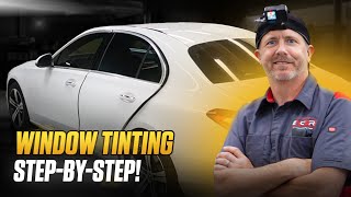 Complete Window Tint Installation Tutorial for 2024 MercedesBenz C300 [upl. by Akerboom]